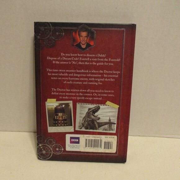 Dr Who Dangerous Monsters Official Guide Small Black White Reading Book - Picture 2 of 9